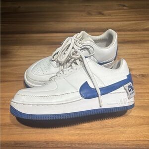Nike Air Force 1 Low Jester XX White/ Blue Check Women’s 7.5 Shoe